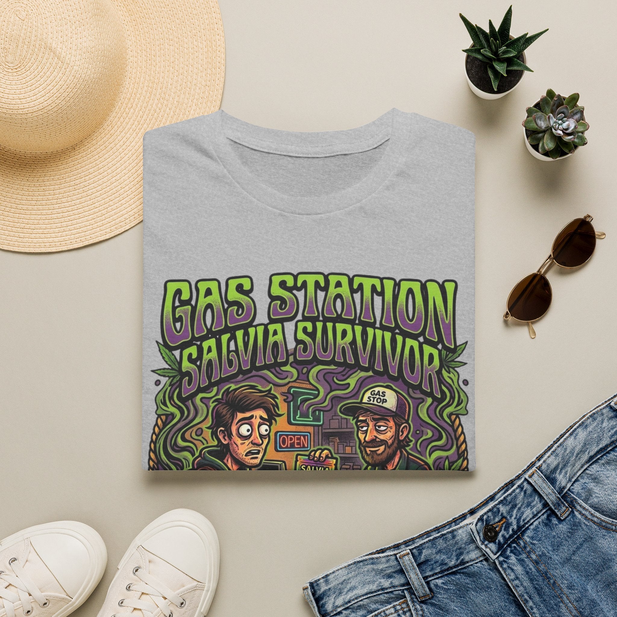 Gas Station Salvia T-Shirt