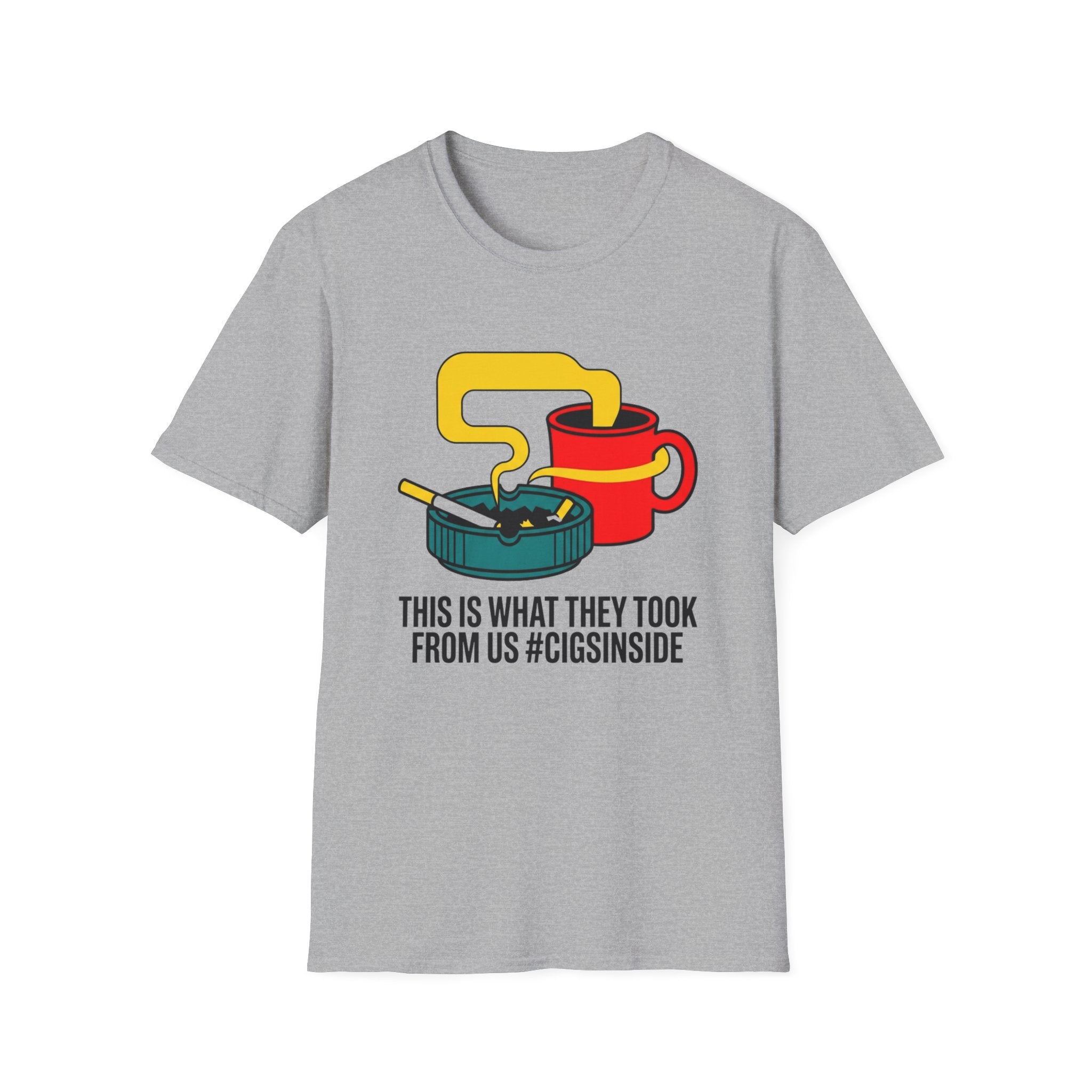 Cigs Inside Coffee T-Shirt
