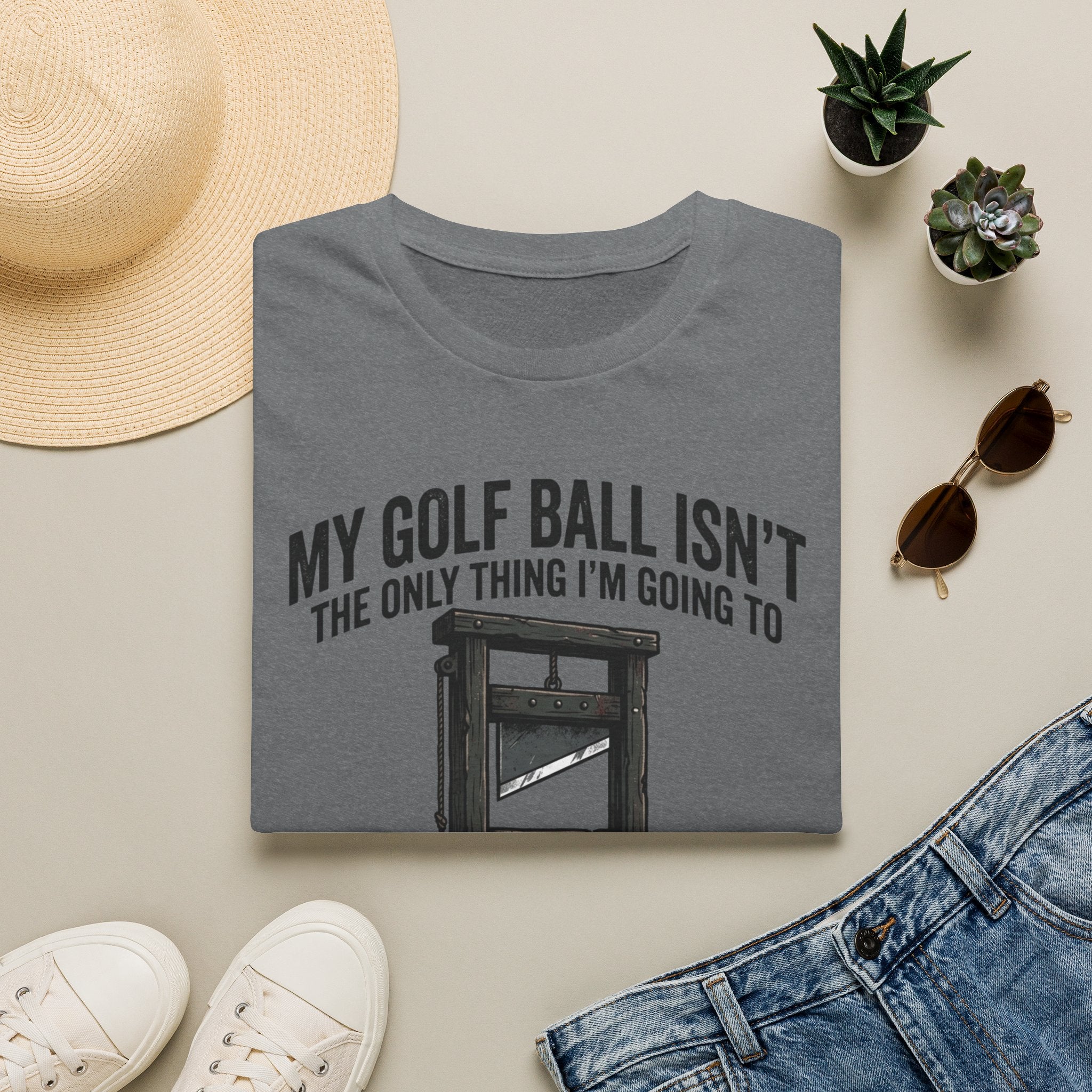 Golf Slice Guillotine T-Shirt