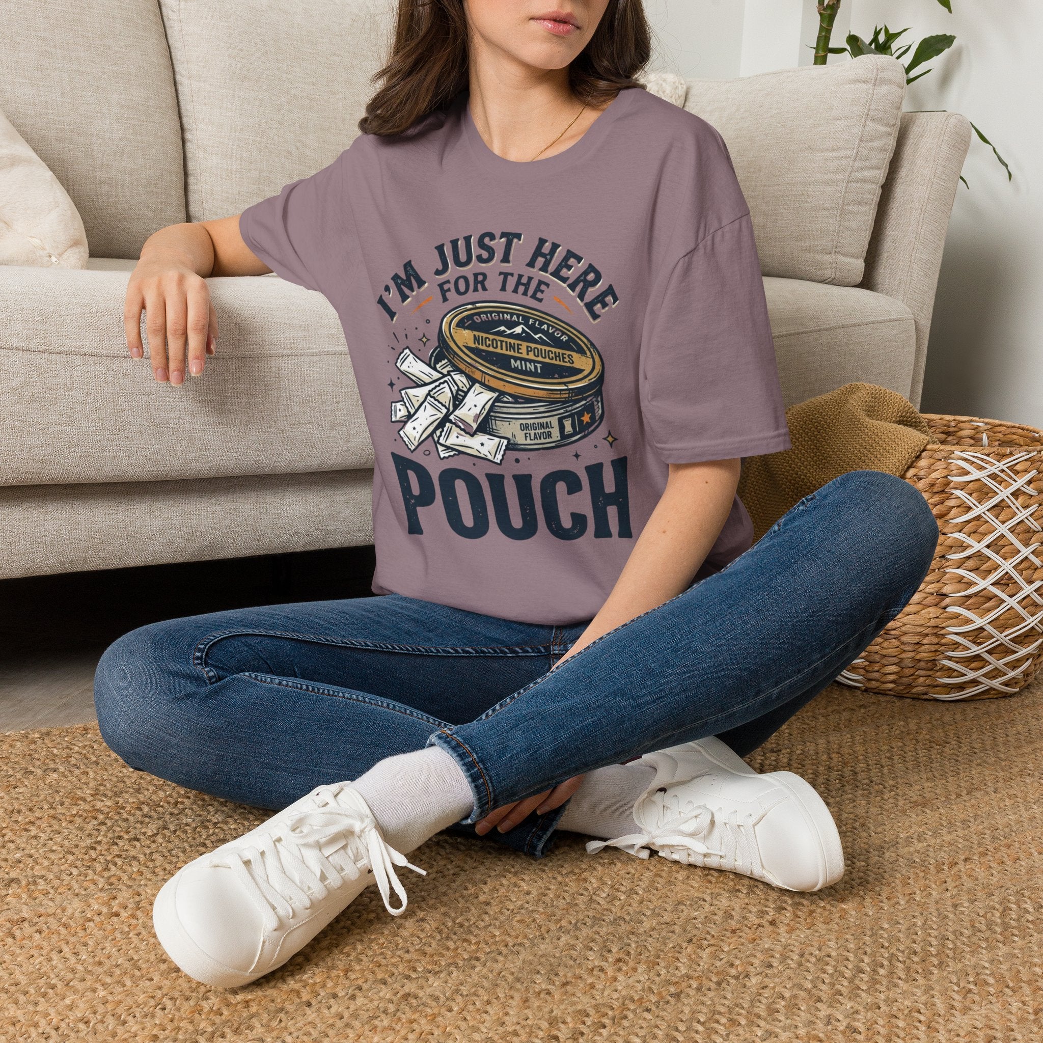 Here for the Pouch T-Shirt