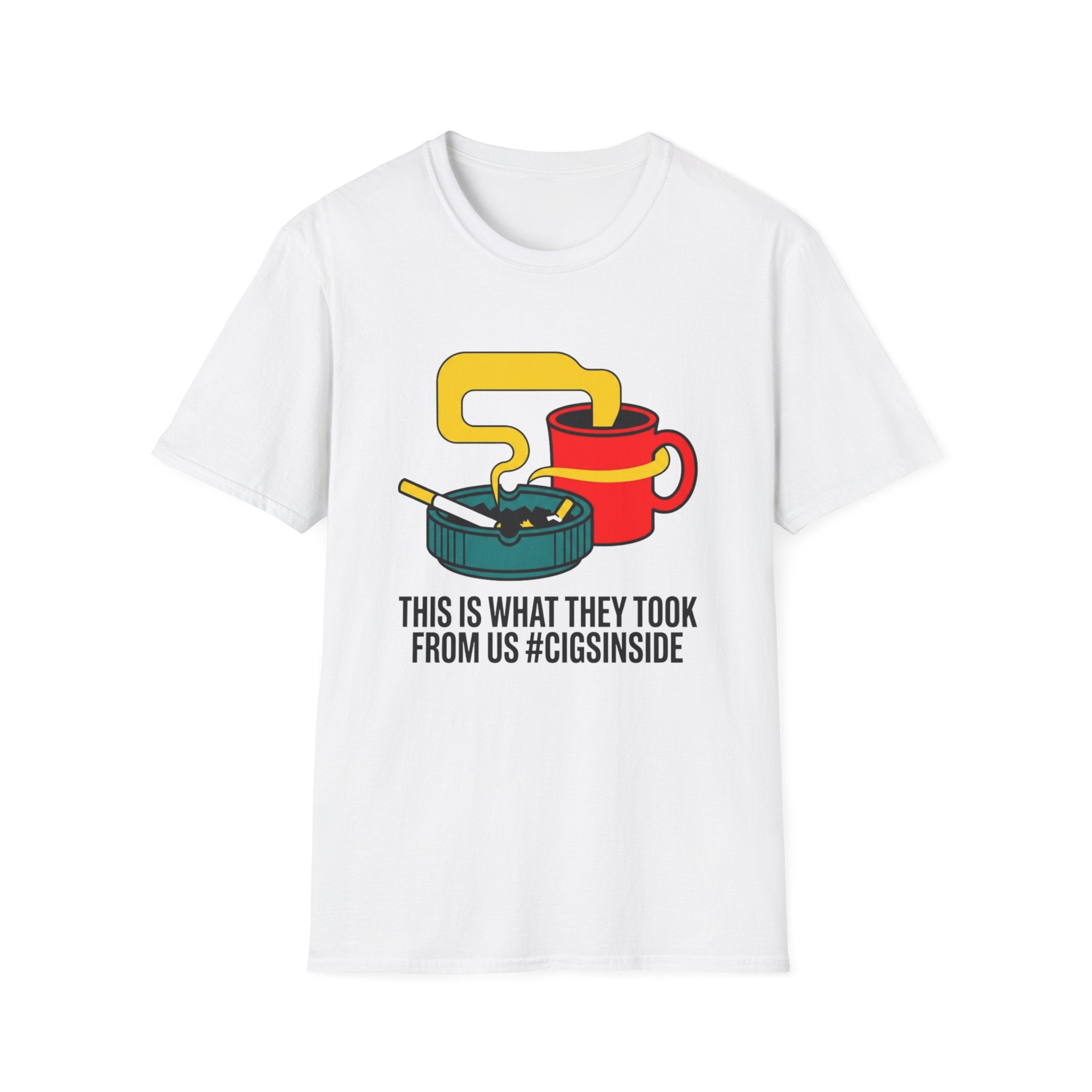 Cigs Inside Coffee T-Shirt