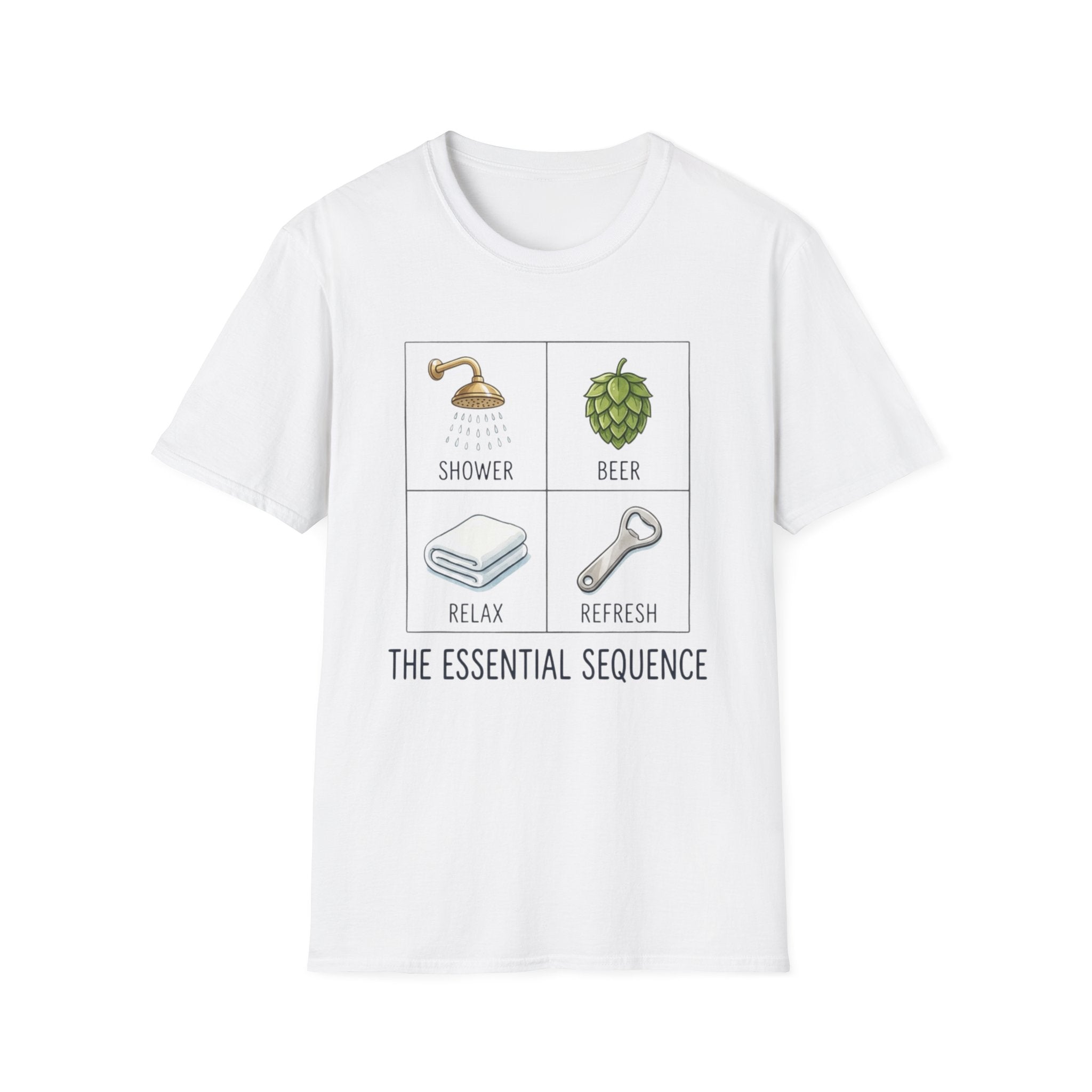 Essential Sequence Shower Beer T-Shirt