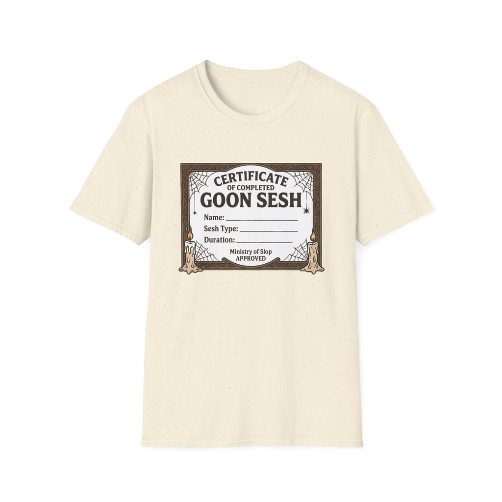 Goon Sesh Certificate T-Shirt