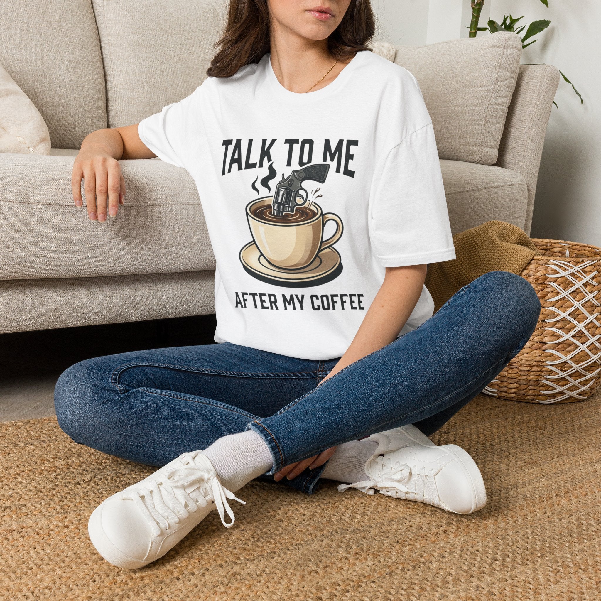 After My Coffee Gun T-Shirt