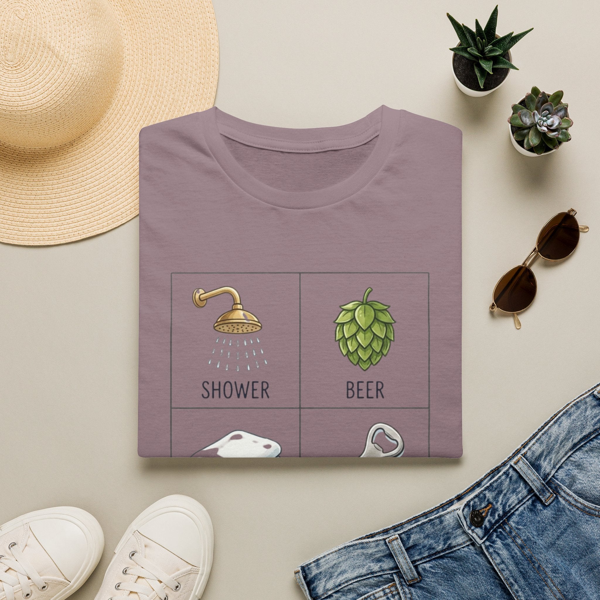 Essential Sequence Shower Beer T-Shirt
