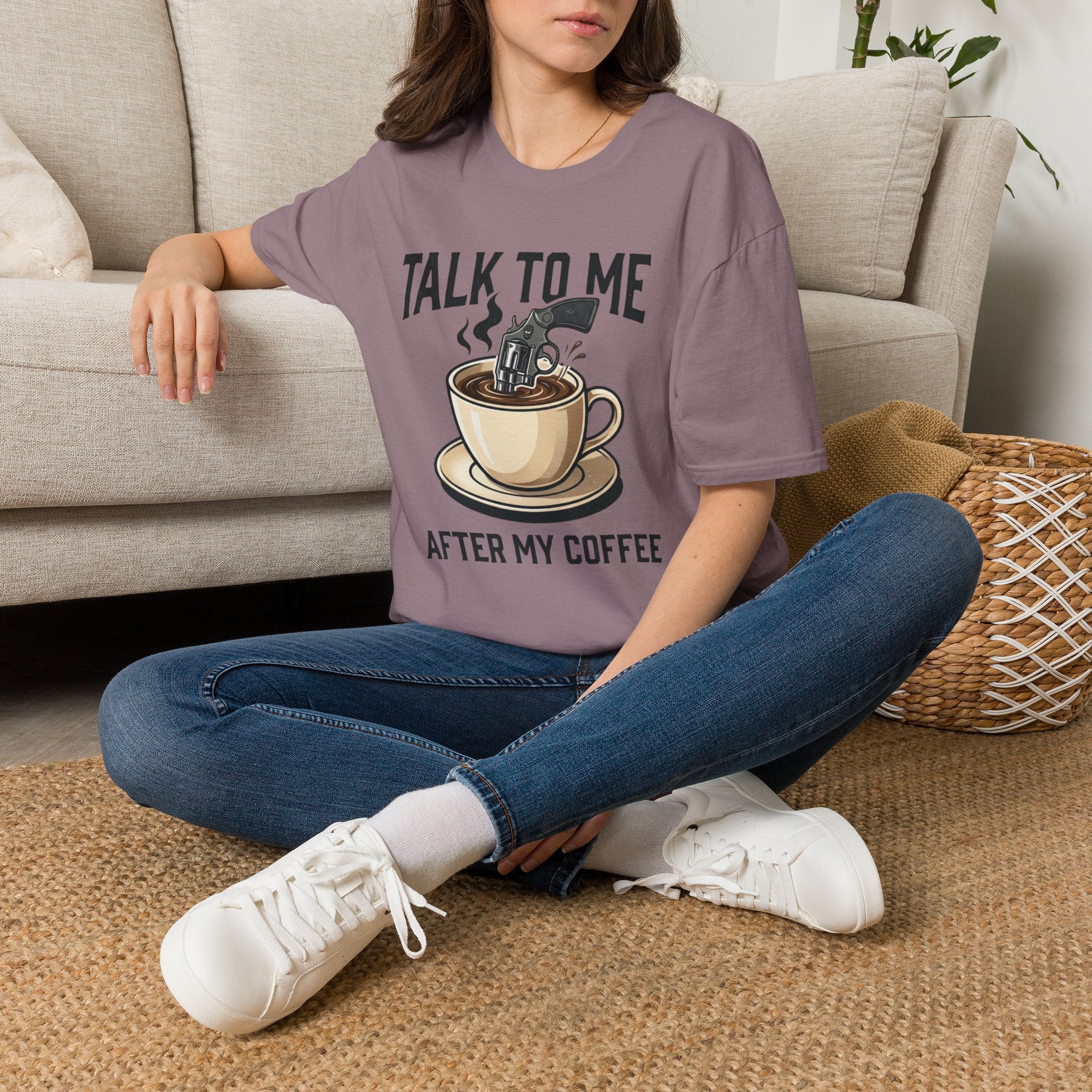 After My Coffee Gun T-Shirt