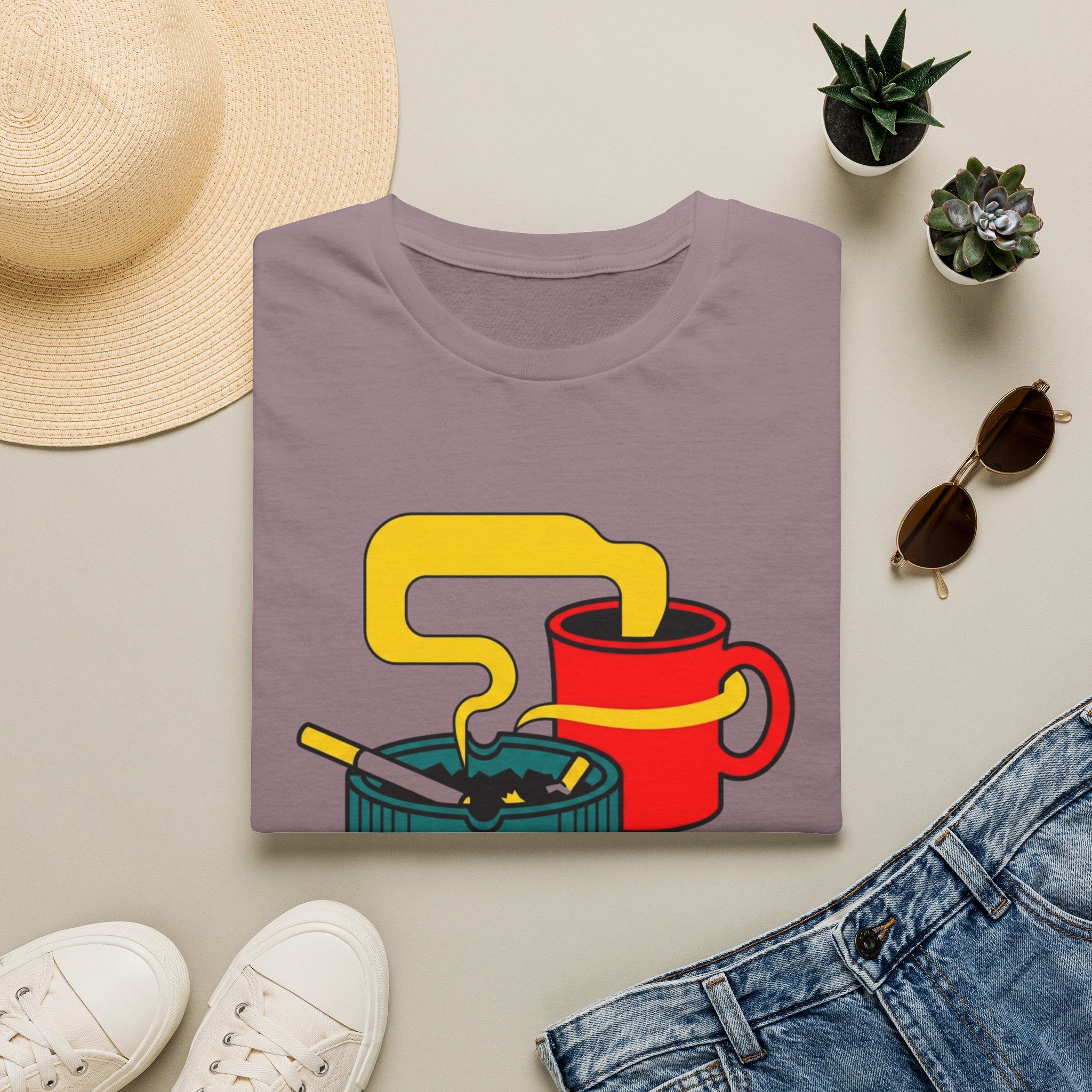Cigs Inside Coffee T-Shirt