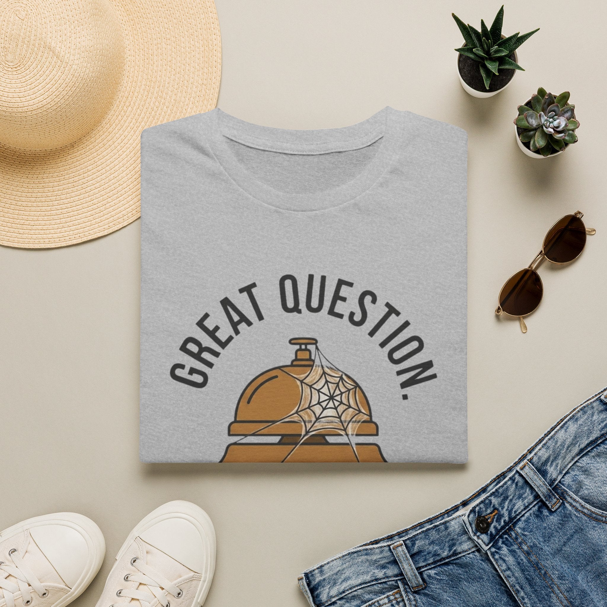 Great Question, Wrong Guy Bell T-Shirt