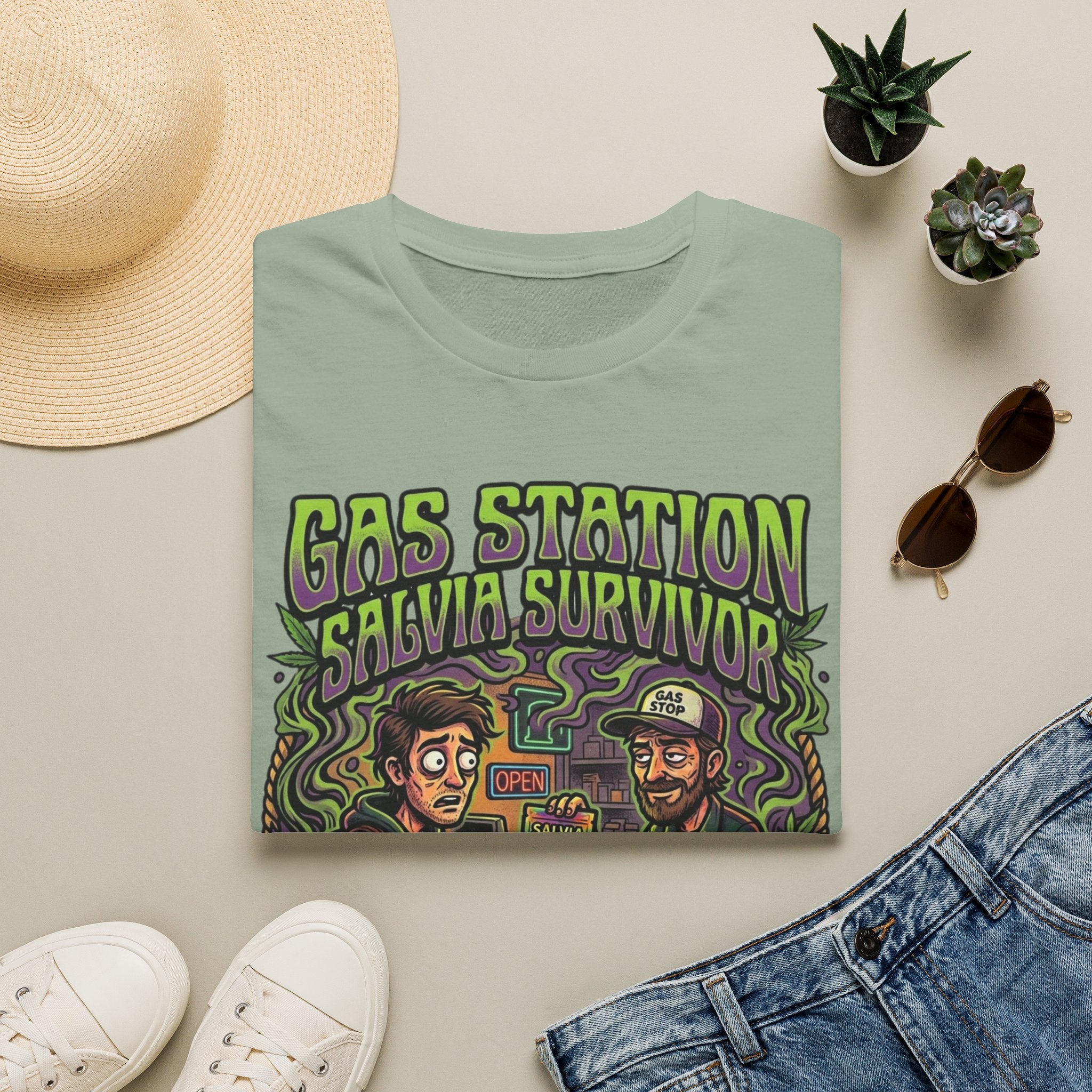 Gas Station Salvia T-Shirt