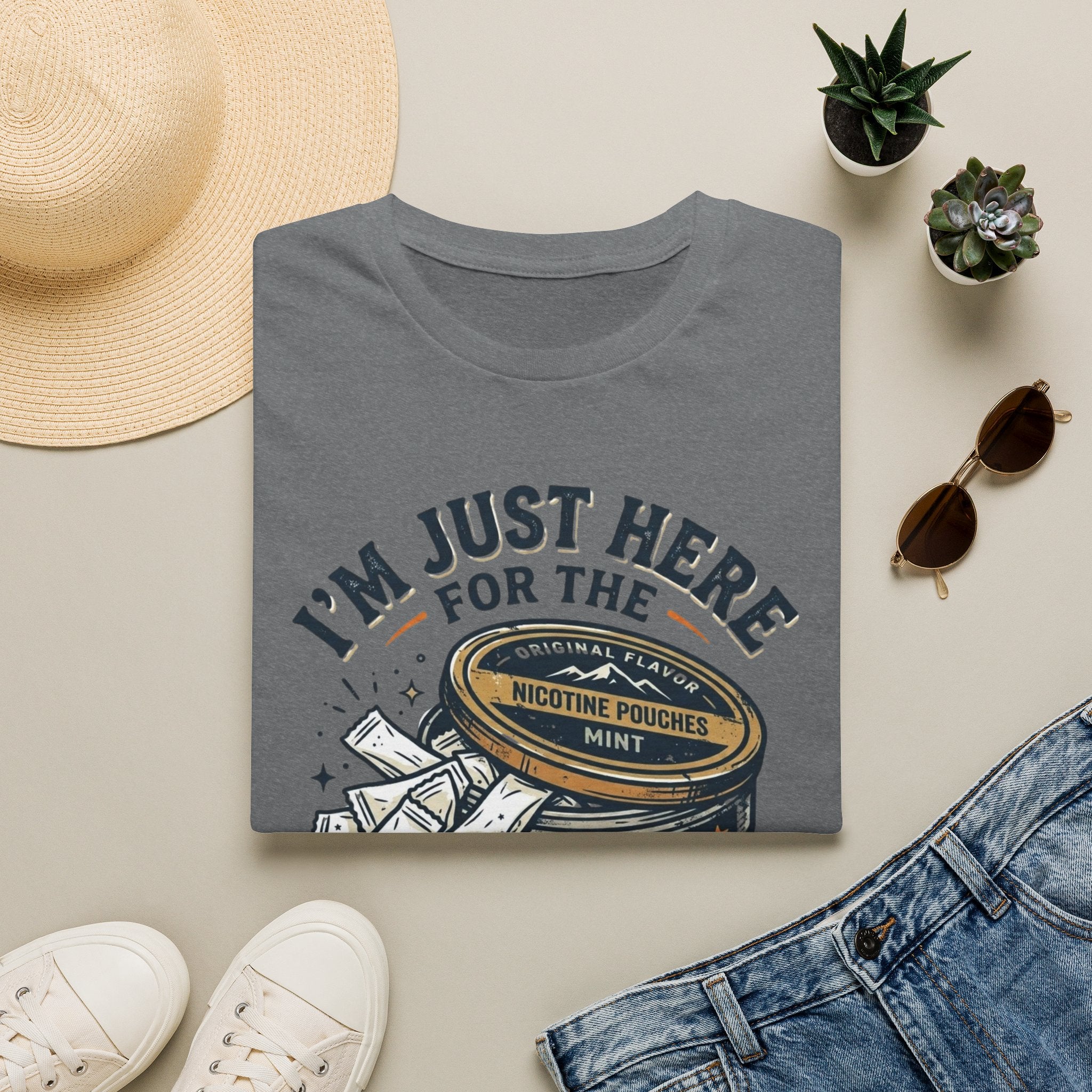 Here for the Pouch T-Shirt