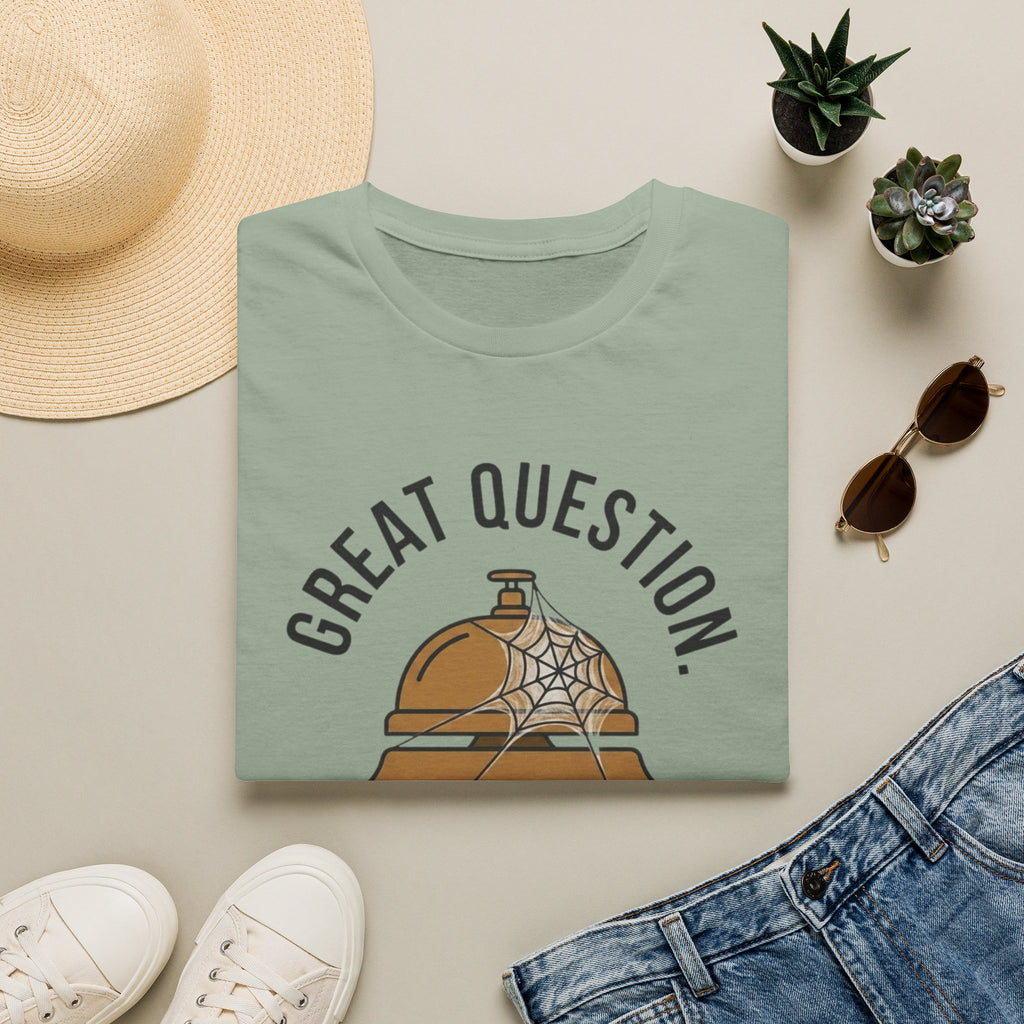 Great Question, Wrong Guy Bell T-Shirt