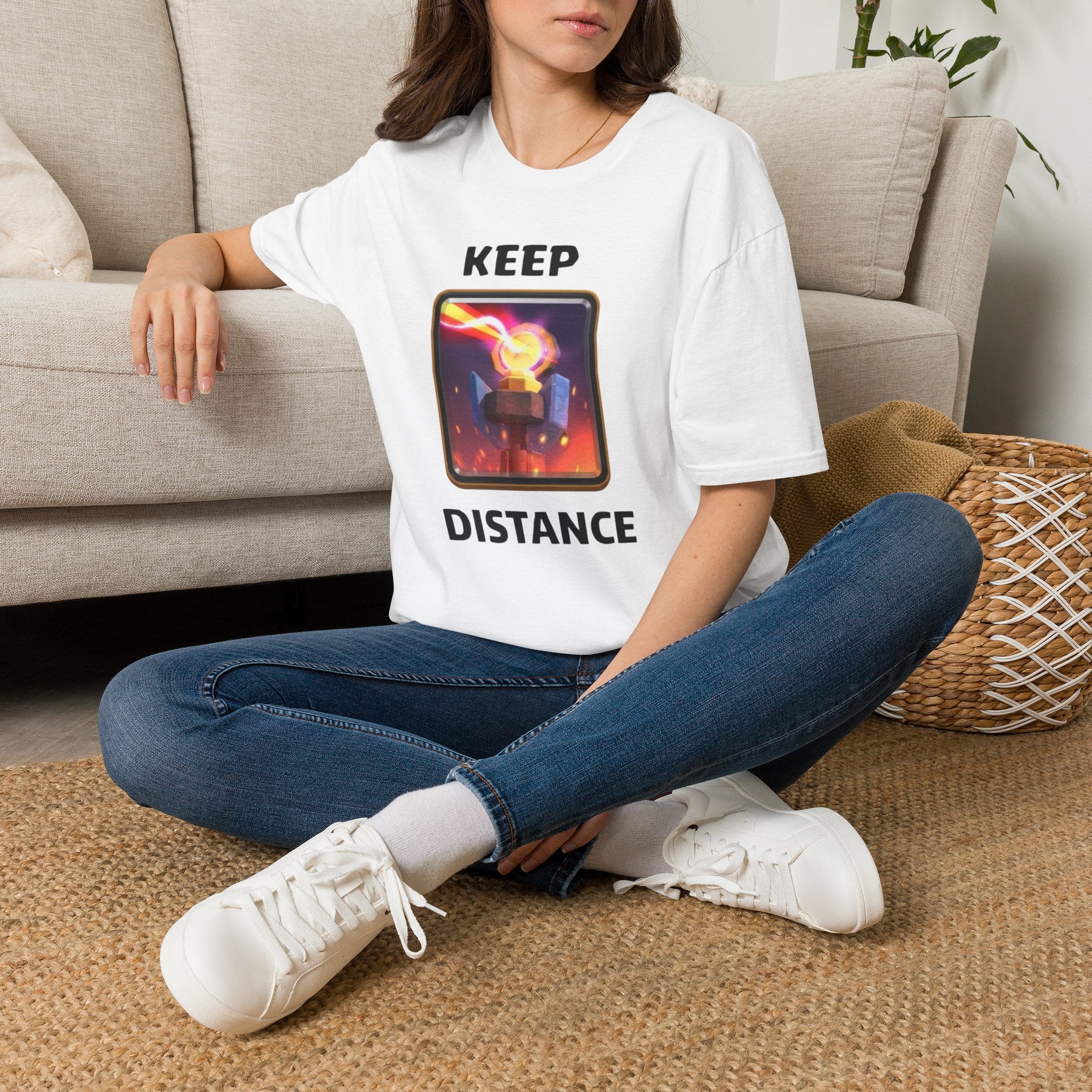 Keep Distance Inferno Tower T-Shirt