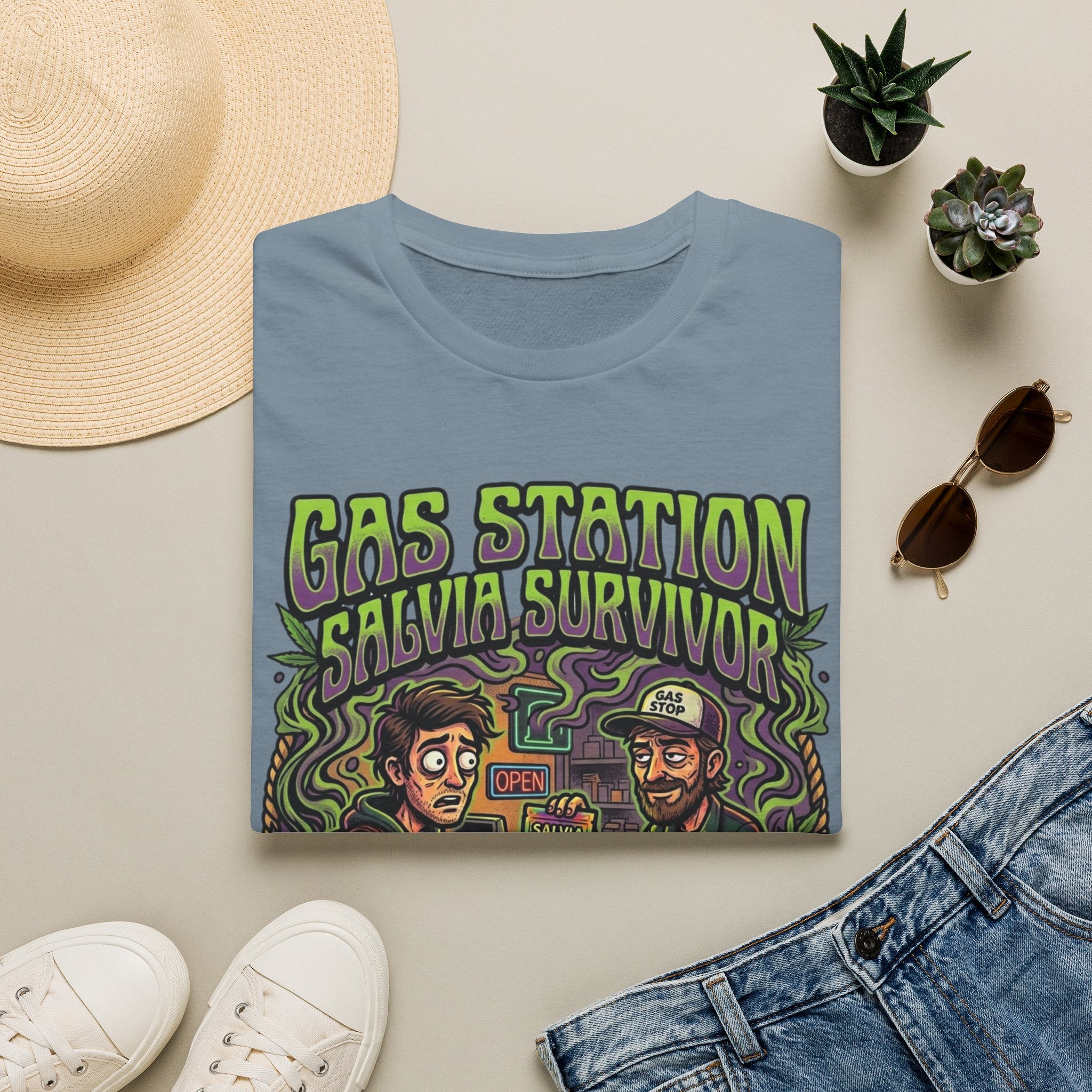 Gas Station Salvia T-Shirt