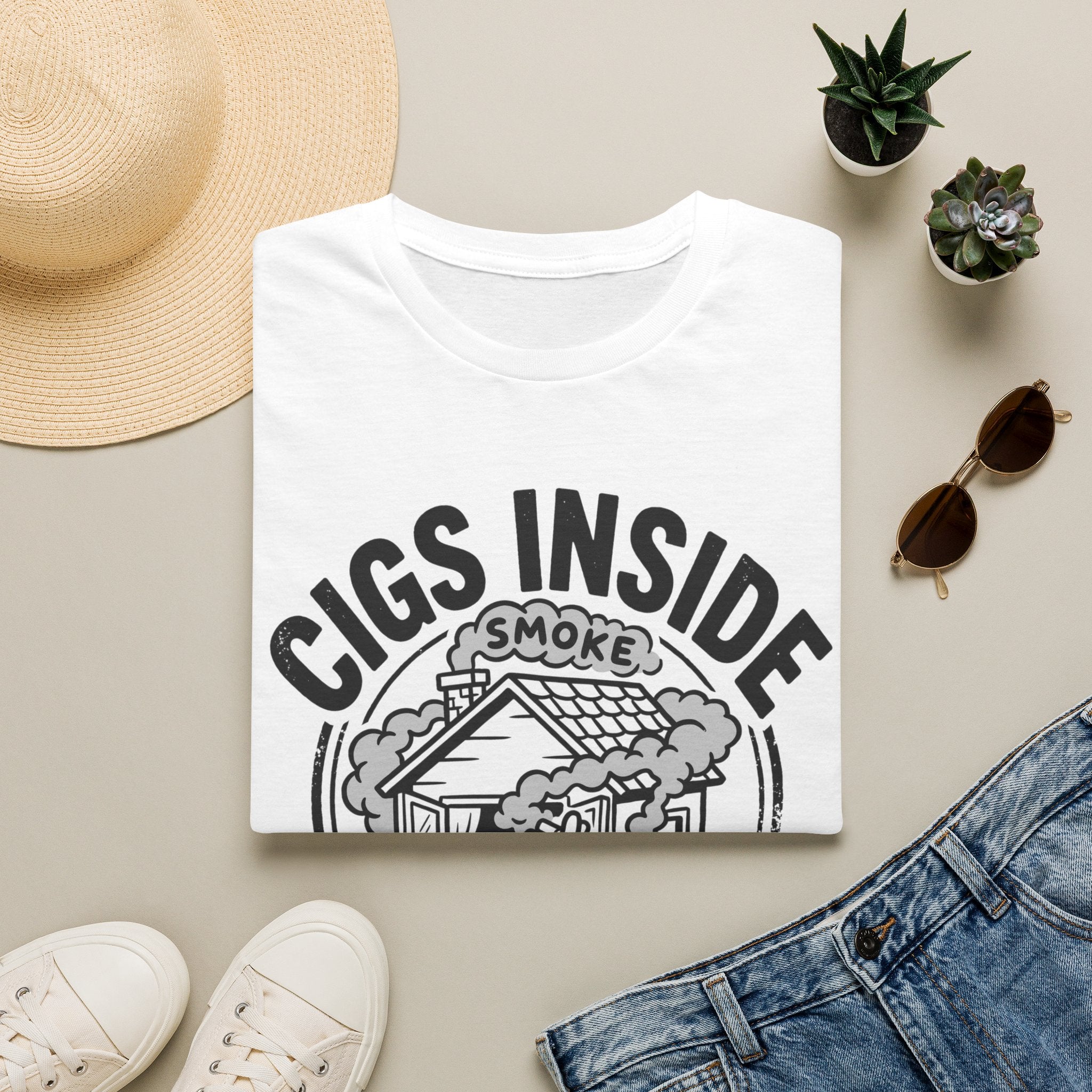 Cigs Inside Always T-Shirt
