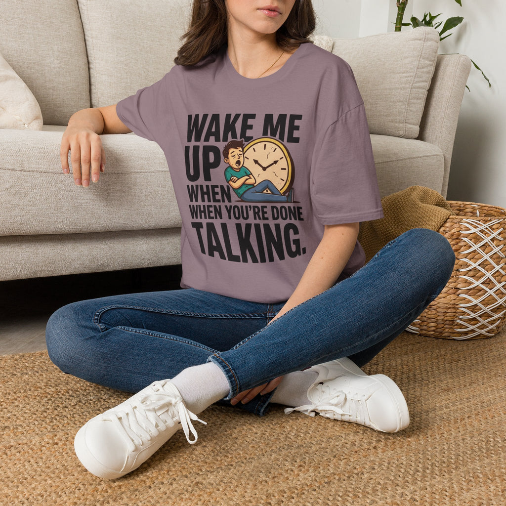 When You're Done Talking Animated T-Shirt