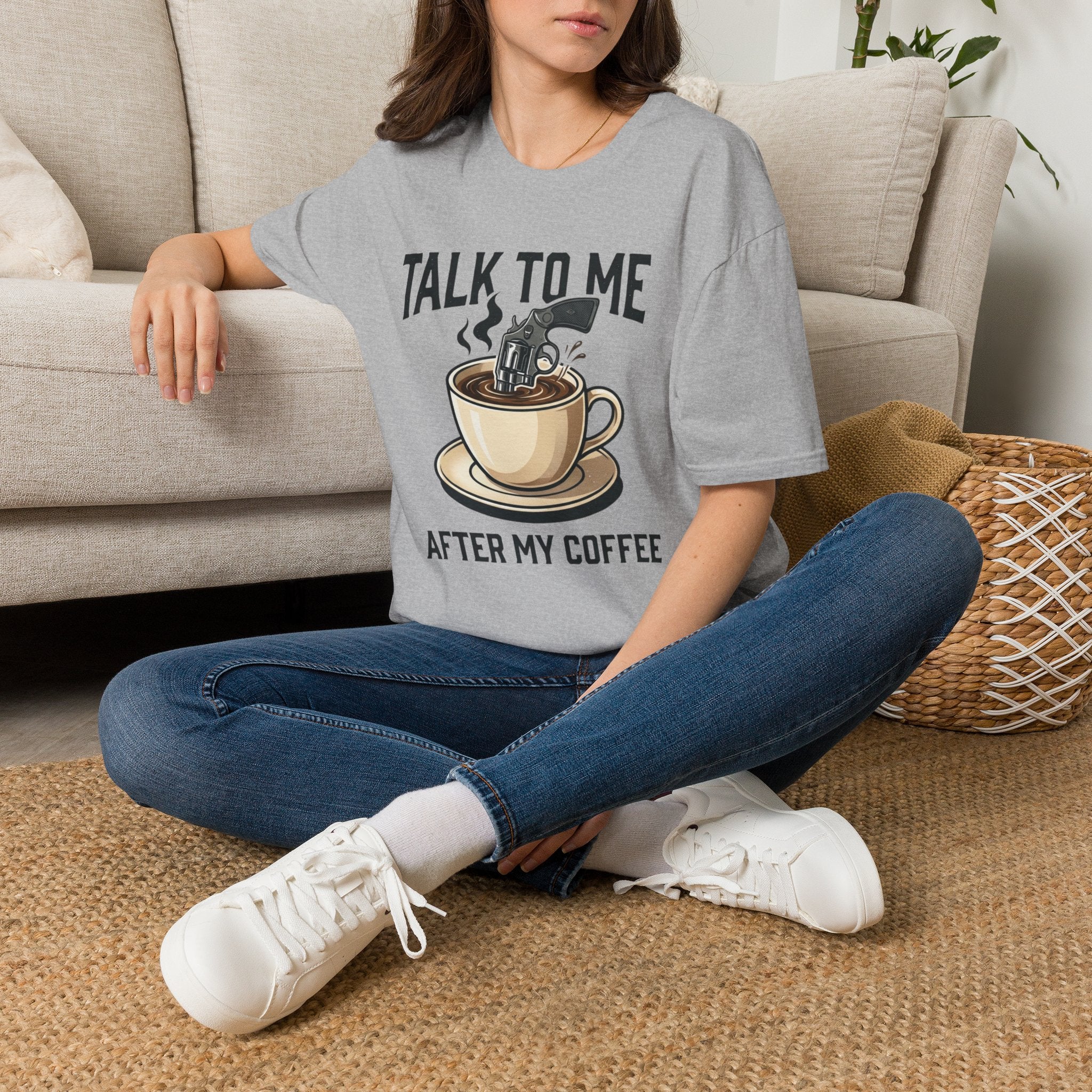 After My Coffee Gun T-Shirt