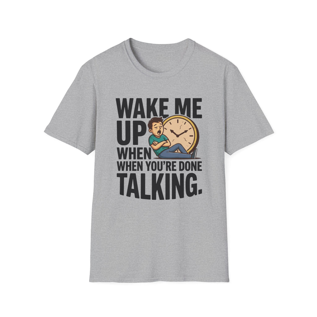 When You're Done Talking Animated T-Shirt