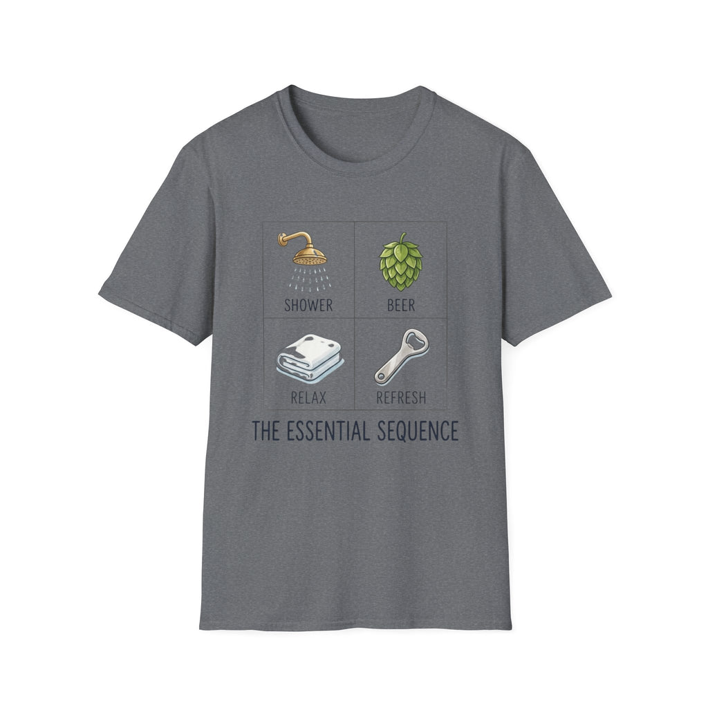 Essential Sequence Shower Beer T-Shirt