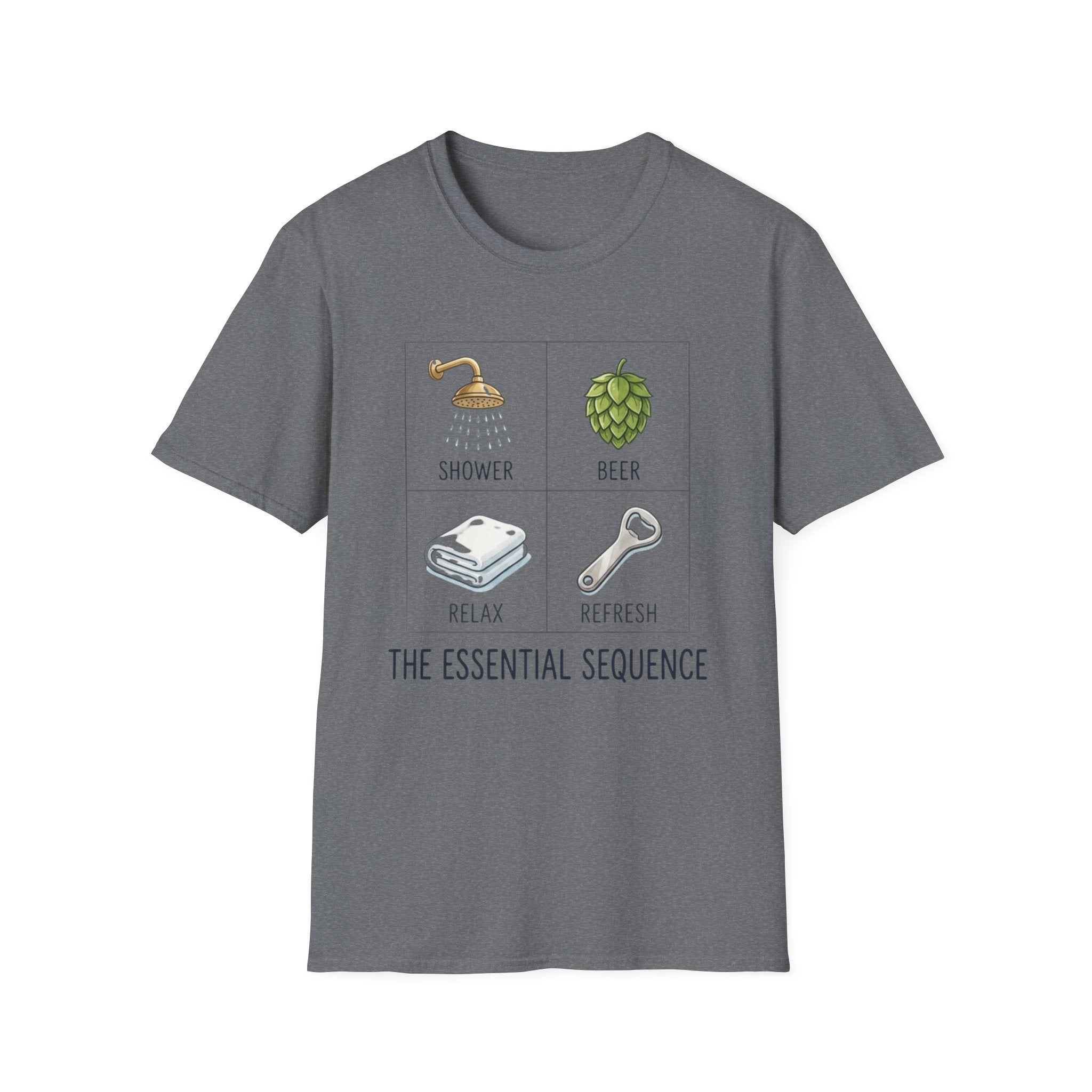Essential Sequence Shower Beer T-Shirt