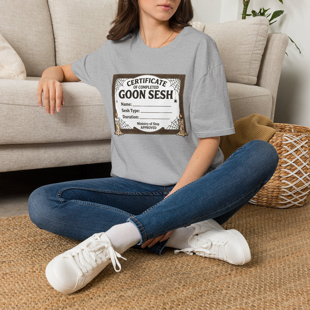 Goon Sesh Certificate T-Shirt