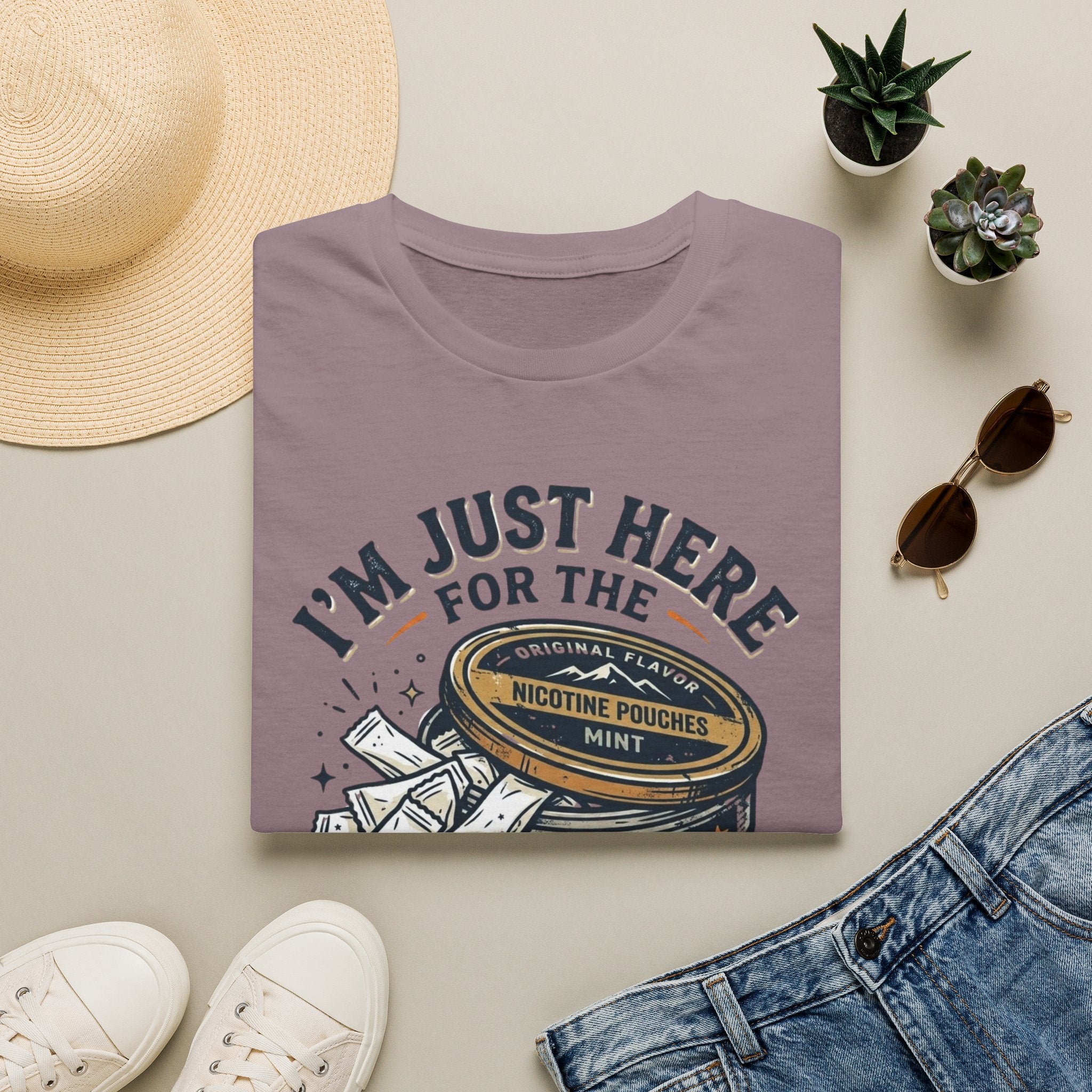 Here for the Pouch T-Shirt