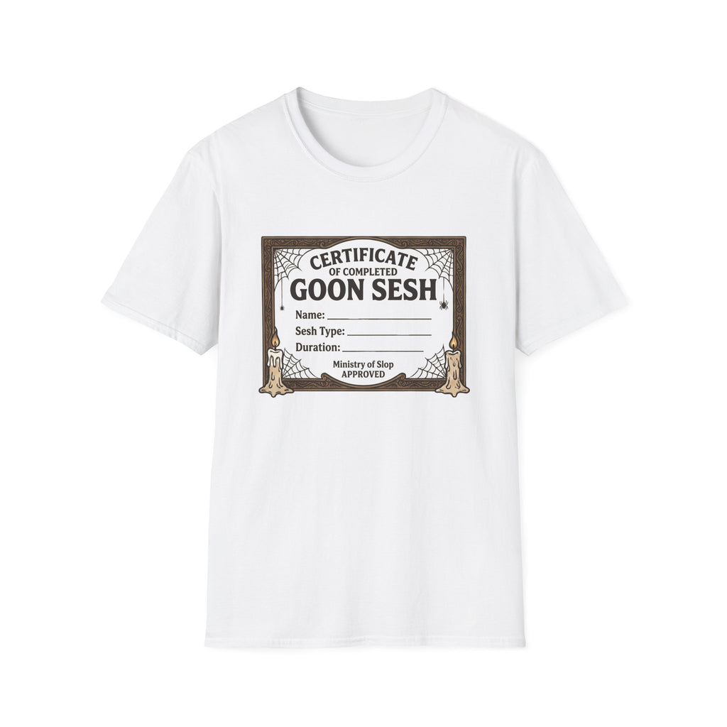Goon Sesh Certificate T-Shirt