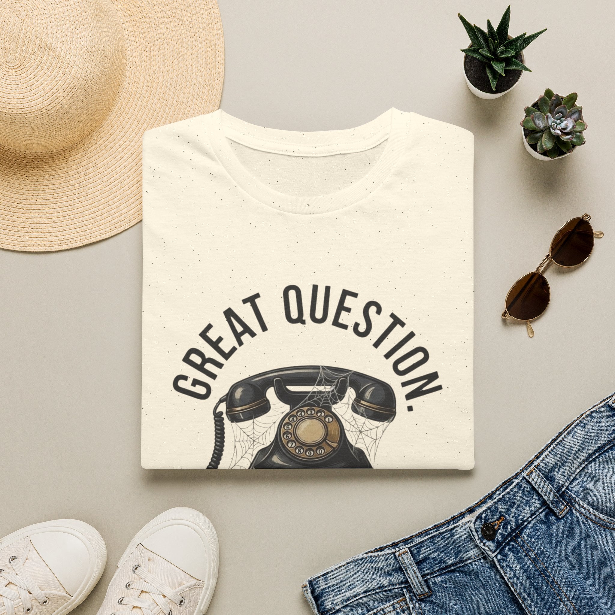 Great Question, Wrong Guy Phone T-Shirt