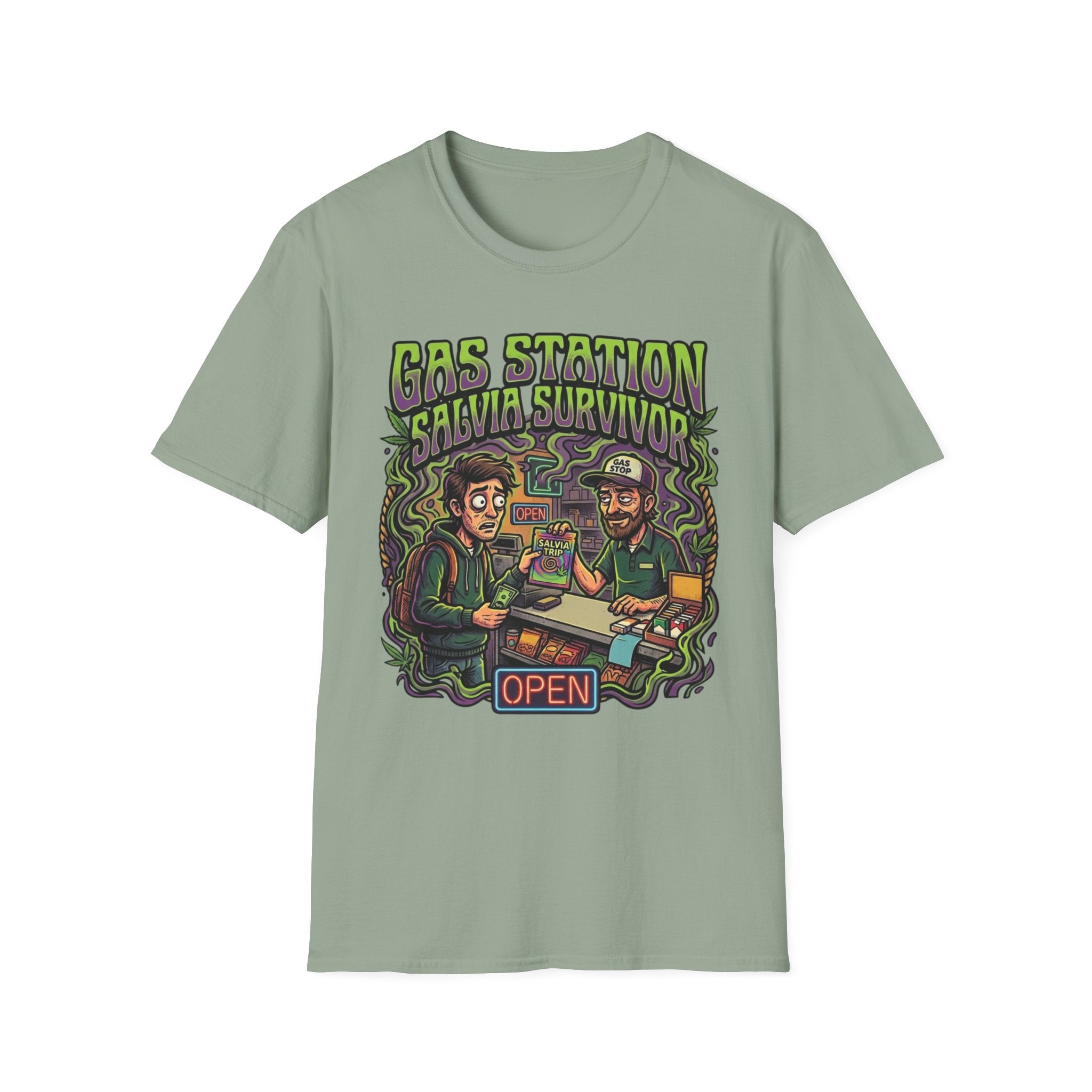 Gas Station Salvia T-Shirt