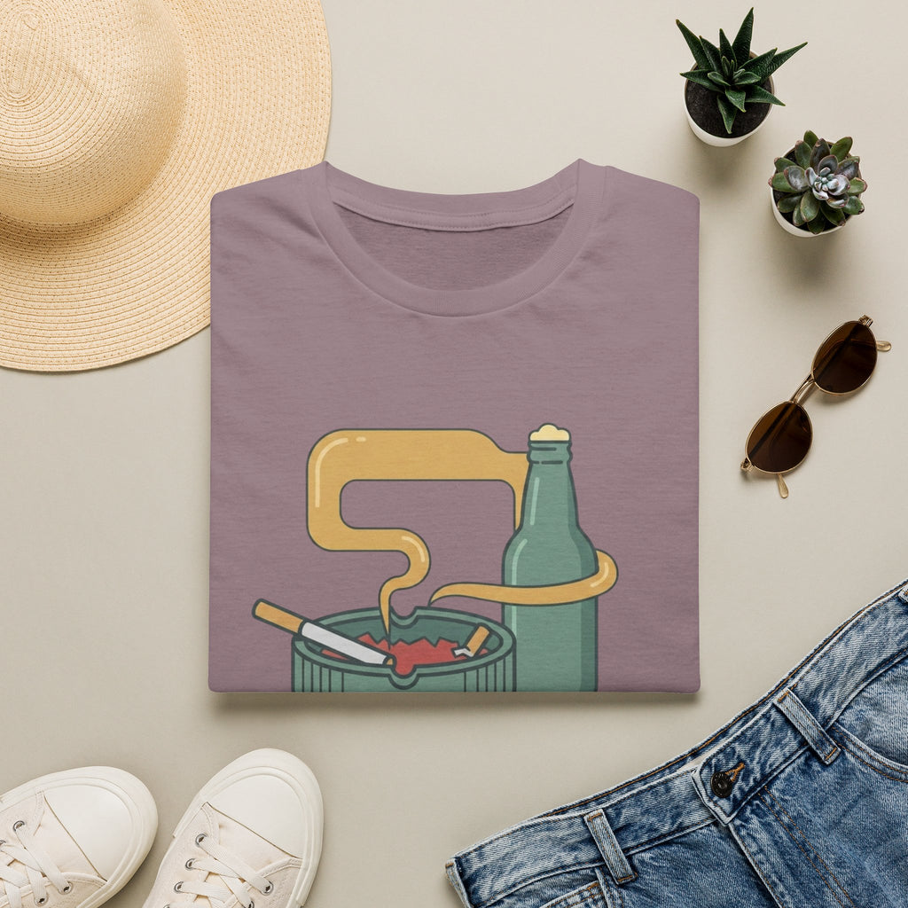 Cigs Inside Beer T-Shirt