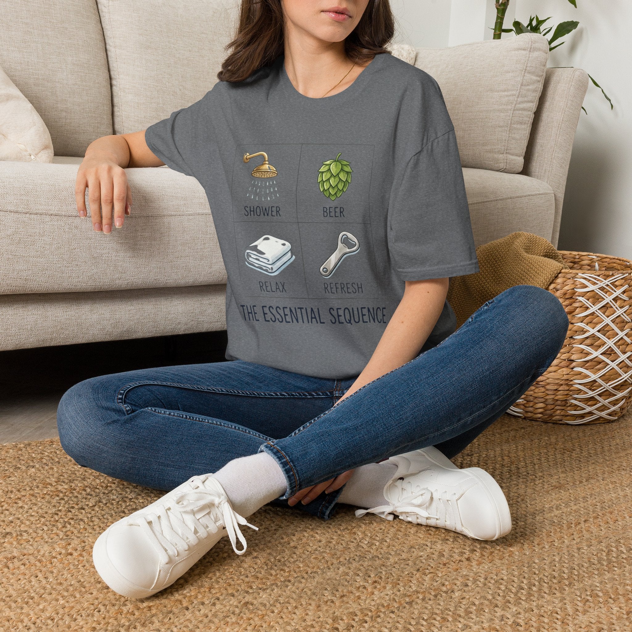 Essential Sequence Shower Beer T-Shirt
