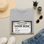 Goon Sesh Certificate T-Shirt